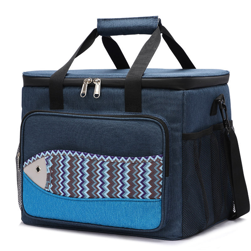 Fish Pattern Cooler Bags Lunch Box Bag EVA Insulation Waterproof Portable Lunch Bag Outdoor Multifunctional Picnic Bag