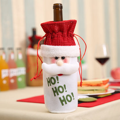 Christmas wine bottle bag