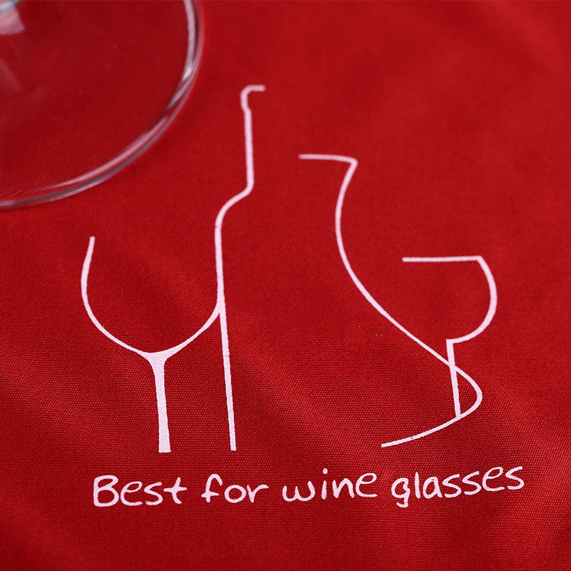 Wine glass cloth