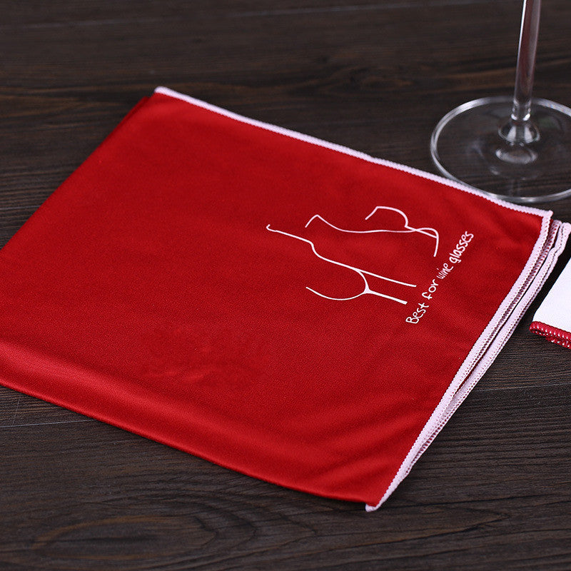 Wine glass cloth