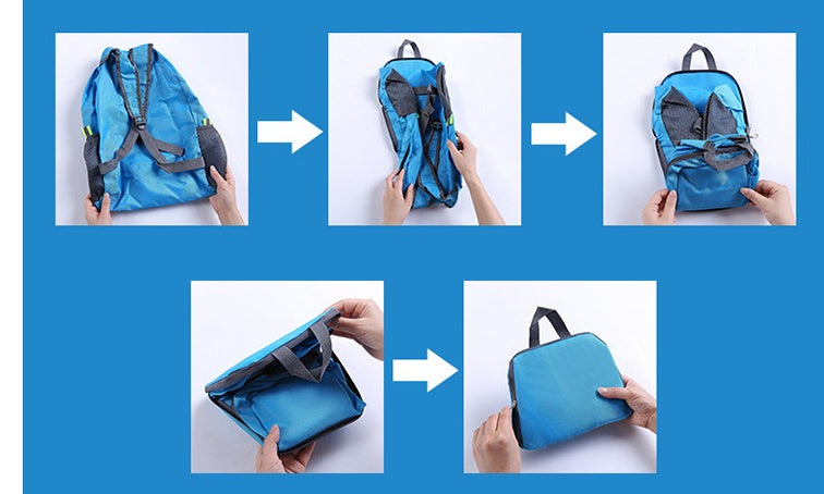 Foldable sports travel backpack