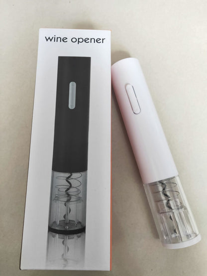 Electric Wine Opener Automatic Electric Wine Bottle Corkscrew Opener With Foil Cutter Wine Bottle Opener Kit