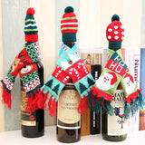 New Christmas Wine Bottle Upholster Knitted