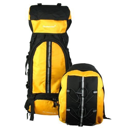 Factory wholesale professional sports 80L mountaineering bun outdoor travel exercise double shoulder bag hiking bag