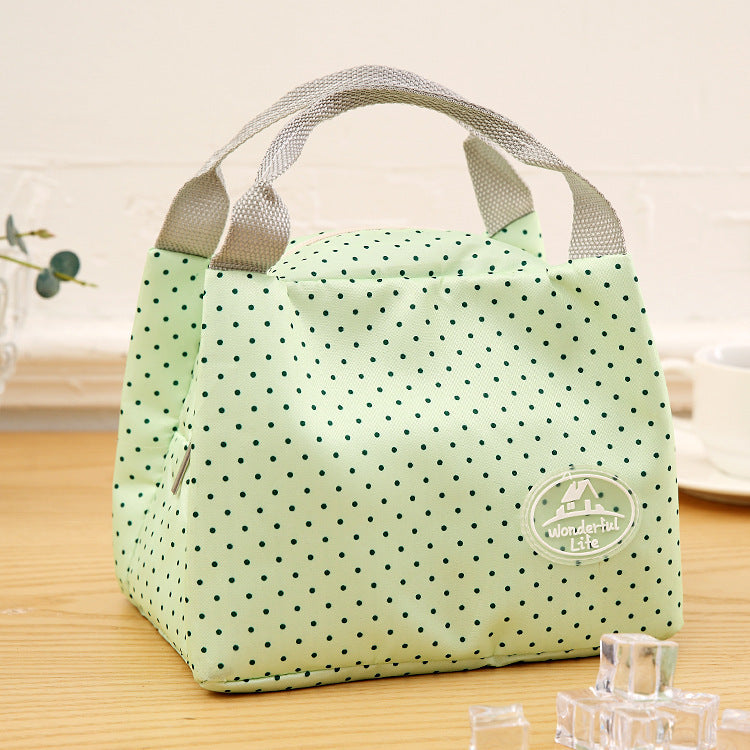 Portable Picnic Bag Striped Insulation Bag