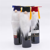 Dr. Beard Hat Red Wine Set Tricolor Wine Bottle Decoration