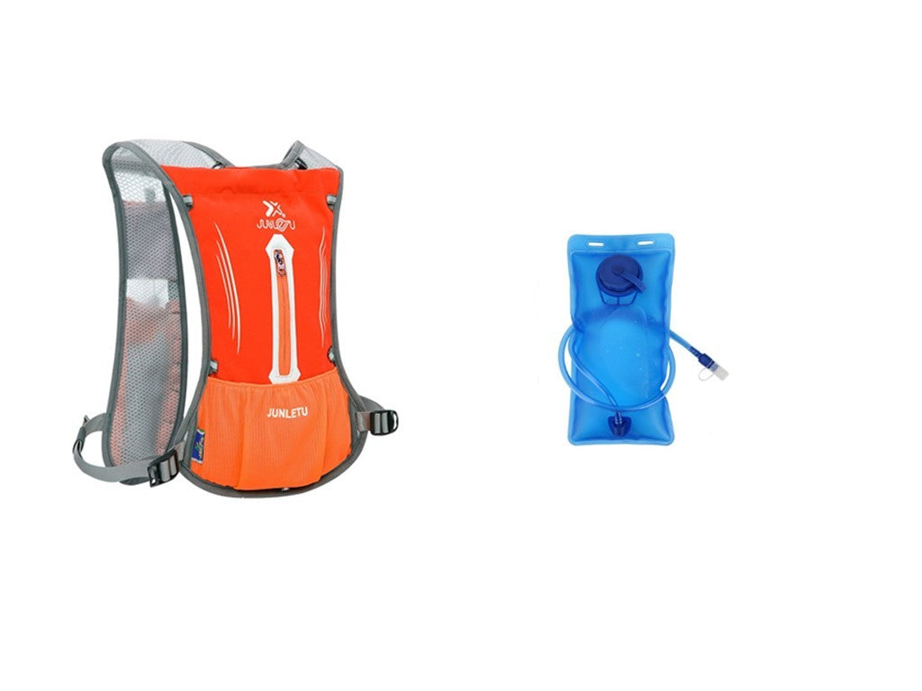 Cross-country running water bag backpack light breathable waterproof marathon backpack men and women outdoor sports riding bag wholesale