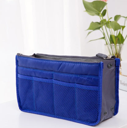 Double zipper bag, storage bag, cosmetic bag, liner bag