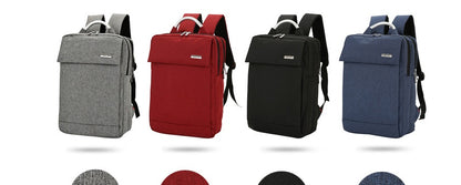 Double shoulder bag multi function notebook PC package for men and women general business knapsack