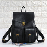 Women's First Layer Cowhide Vintage Backpack