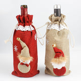 Christmas Decorations Bar Eve Wine Bottle Cover