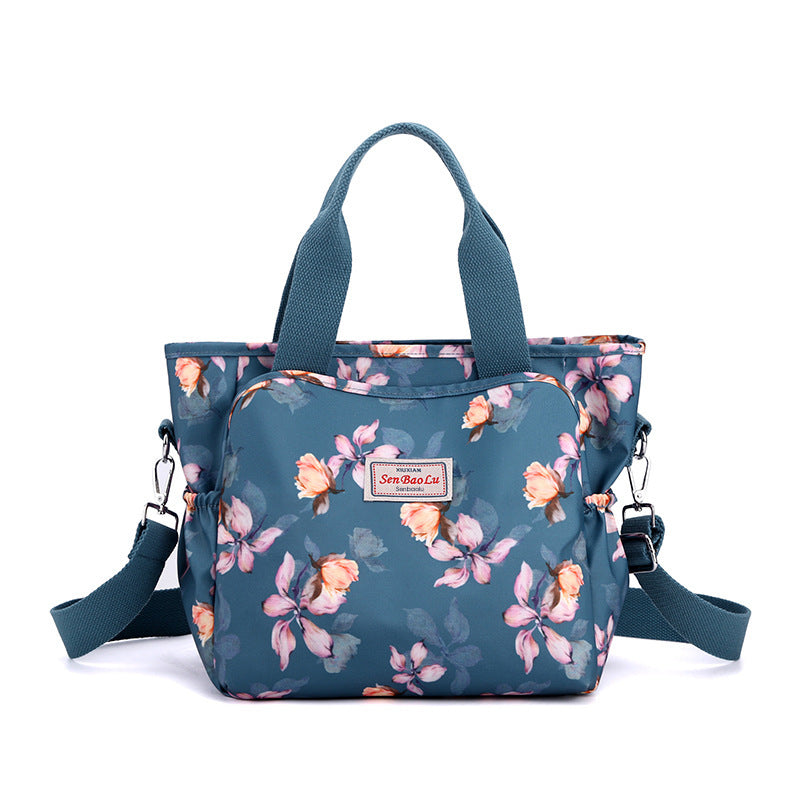 Women's Nylon Printed Crossbody Shoulder Bag