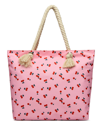 Art Flower Pattern Beach Bags For Women, Beach Bag Tote Waterproof Sandproof, Beach Bags For Women