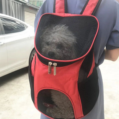 Breathable Puppy Dog Carrier Backpack Portable Pet Bags For Small Dogs Chihuahua Schnauzer Pug Outdoor Mascotas Carring Supplies