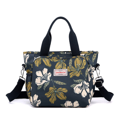 Women's Nylon Printed Crossbody Shoulder Bag