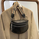 New Wide Shoulder Strap Waist Fashion Popular Western Style One Shoulder Women's Crossbody Bag