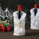 Champagne Wine Bag Scene Layout Snowflake Wine Set