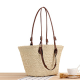 New Large Capacity Shoulder Hand-carrying Dual-use Woven Bag