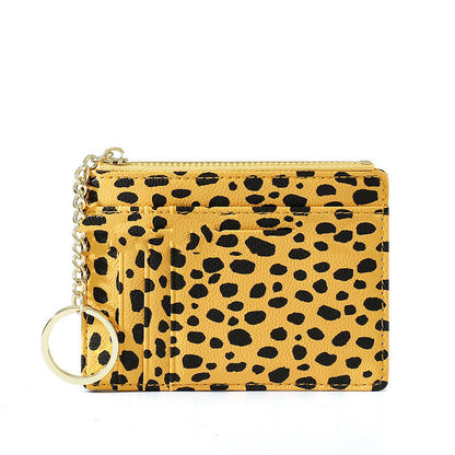 Delicate Ink Print Women's Card Bag