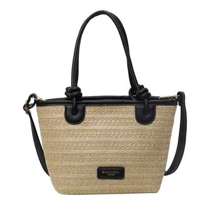 Casual Women Beach Vacation Style Woven Bag