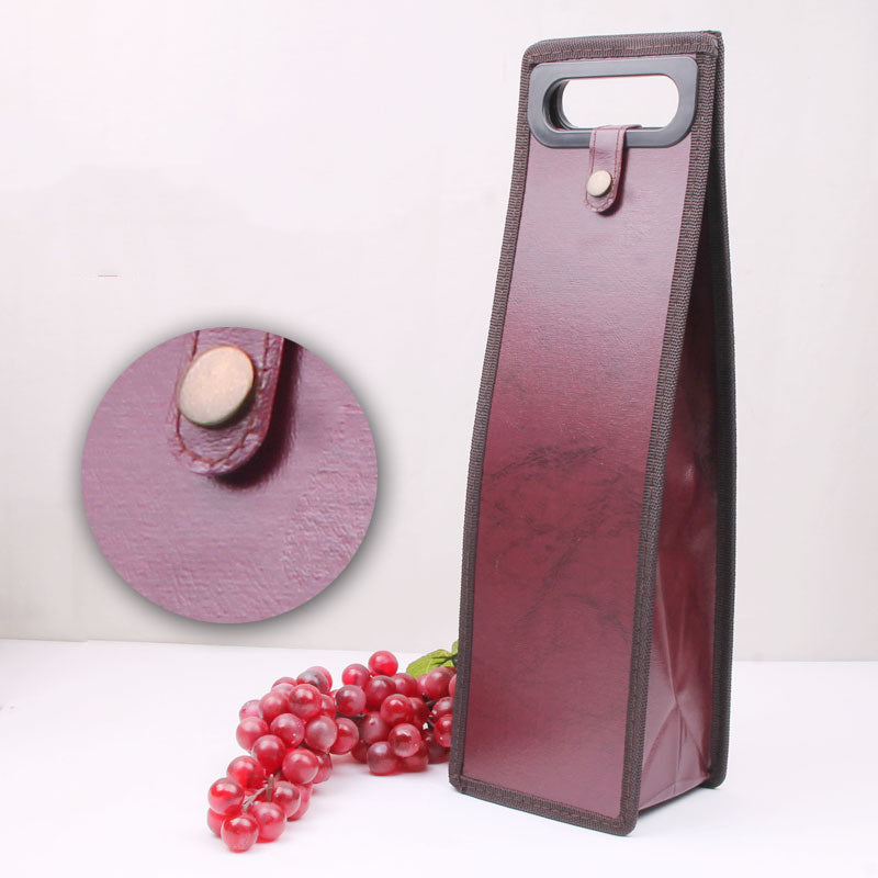 Foldable Wine Bottle Gift Tote Bag