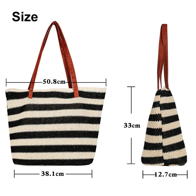 Women's Outdoor Popular Straw Beach Bag