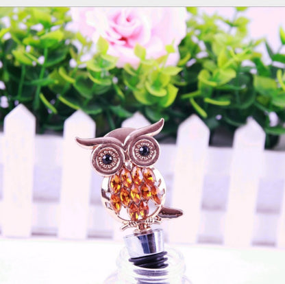 Zinc Alloy Wine Stopper Creative Owl Wine Bottle Stopper