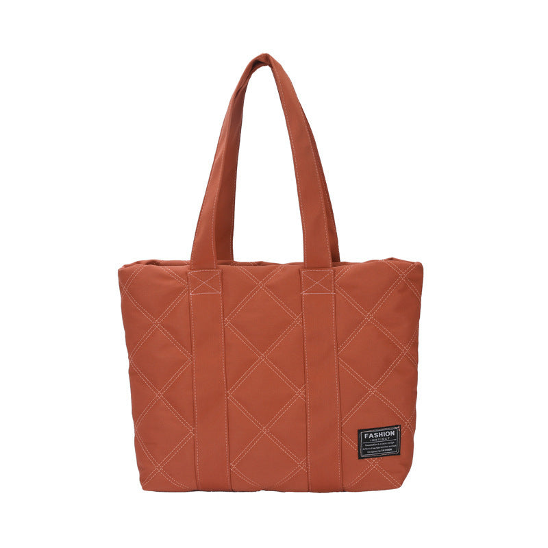 Commuter Hand-carrying Bag Diamond Quilted Big Bag