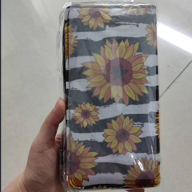 Women's Wallet Sunflower Print