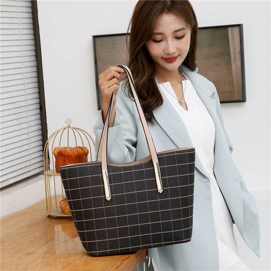 New Fashion Four-piece Set Texture Shoulder Women Hand-carrying Crossbody Bag