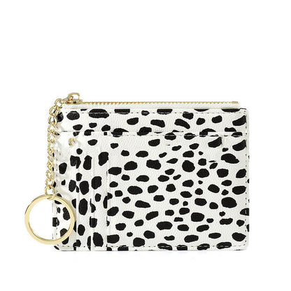 Delicate Ink Print Women's Card Bag