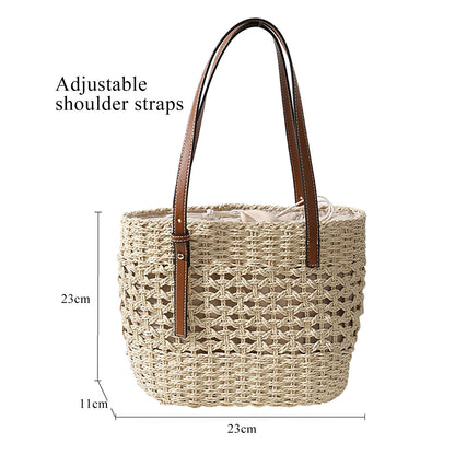 Women's New Beach Fashion Woven Shoulder Bag