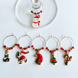 Fashion Personalized Christmas Wine Glass Marker