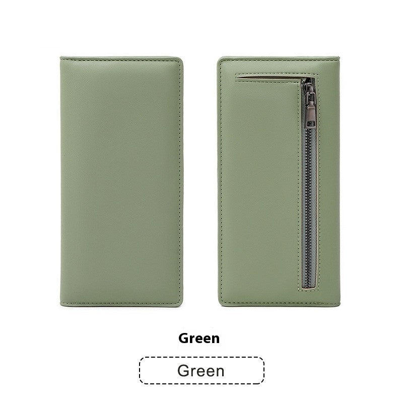 Women's Zipper Buckle Long Wallet