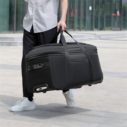 Women Travel Suitcase Trolley Bags Wheeled Bag Oxford Waterproof Rolling Luggage Travel Handbag Totes With Wheels Large Capacity