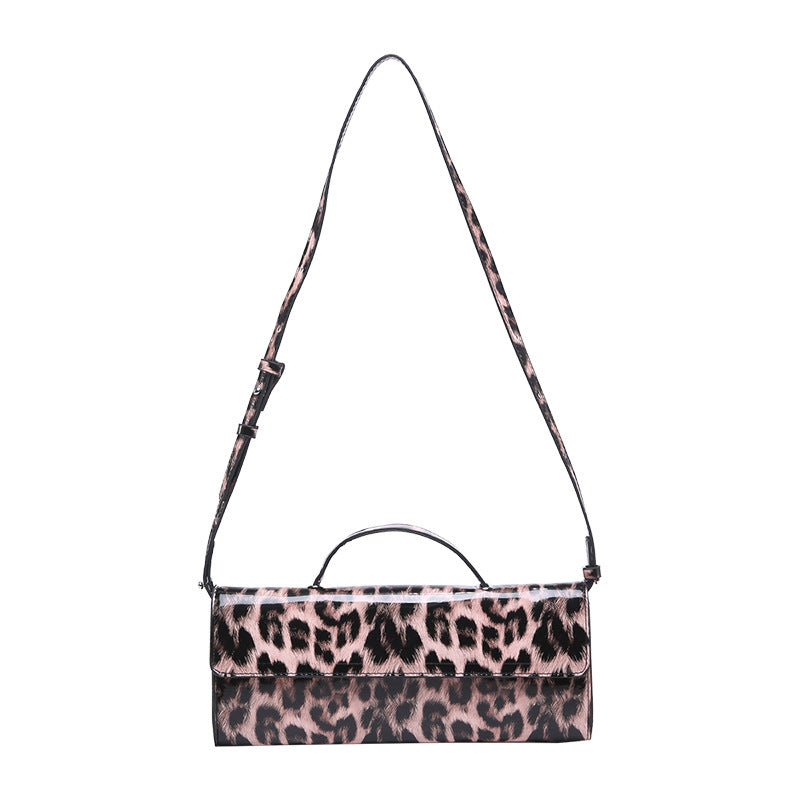 Women's Casual All-match Leopard Print Portable Shoulder Bag