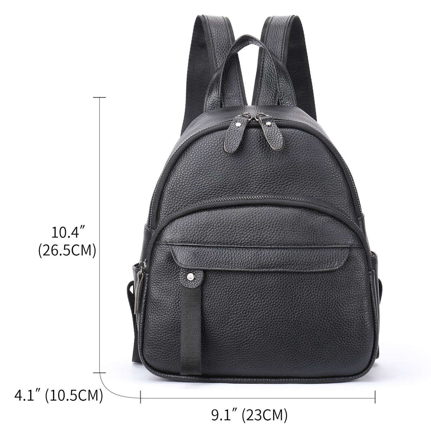 Women's Affordable Luxury Fashion Leather Portable Backpack