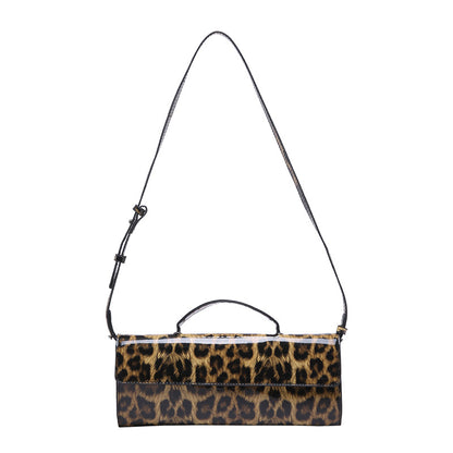 Women's Casual All-match Leopard Print Portable Shoulder Bag