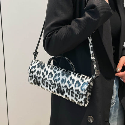 Women's Casual All-match Leopard Print Portable Shoulder Bag