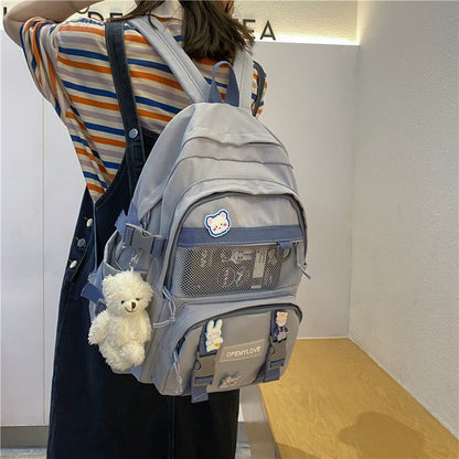 New Harajuku Large Capacity College Students' Backpack Women