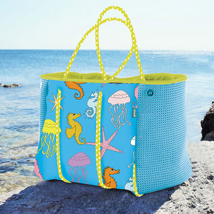 Coral Beach Bag Neoprene Beach Bag