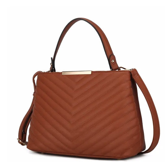 Dakota Satchel Handbag Vegan Leather Women