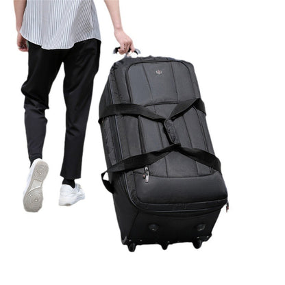 Women Travel Suitcase Trolley Bags Wheeled Bag Oxford Waterproof Rolling Luggage Travel Handbag Totes With Wheels Large Capacity