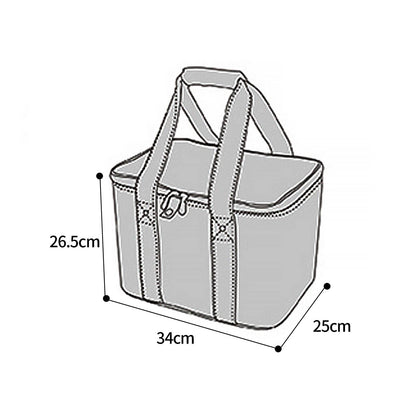 Insulated Picnic Bag Thermal Cooler Portable Lunch Food Tote Carry Storage Bag