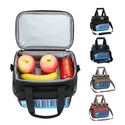 Fish Pattern Cooler Bags Lunch Box Bag EVA Insulation Waterproof Portable Lunch Bag Outdoor Multifunctional Picnic Bag