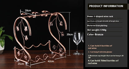 Living Room High-end Wine Glass Shelf Wine Rack Decorative Ornaments