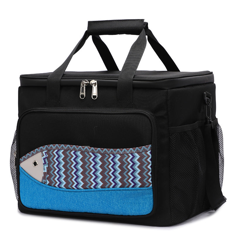 Fish Pattern Cooler Bags Lunch Box Bag EVA Insulation Waterproof Portable Lunch Bag Outdoor Multifunctional Picnic Bag