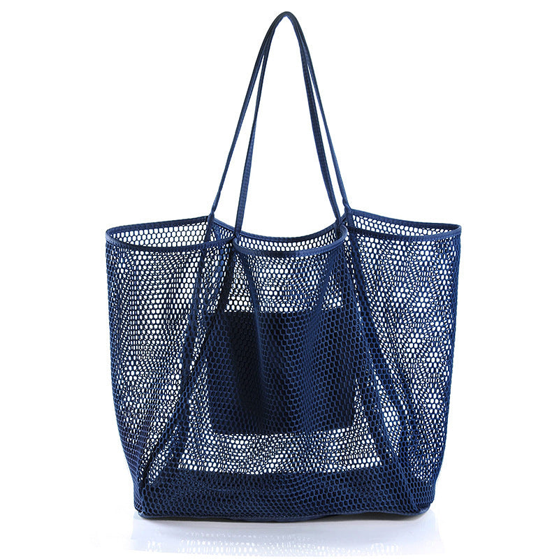 Beach Tote Storage Large Capacity Mesh Hollow Bag