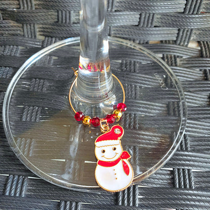 Fashion Personalized Christmas Wine Glass Marker