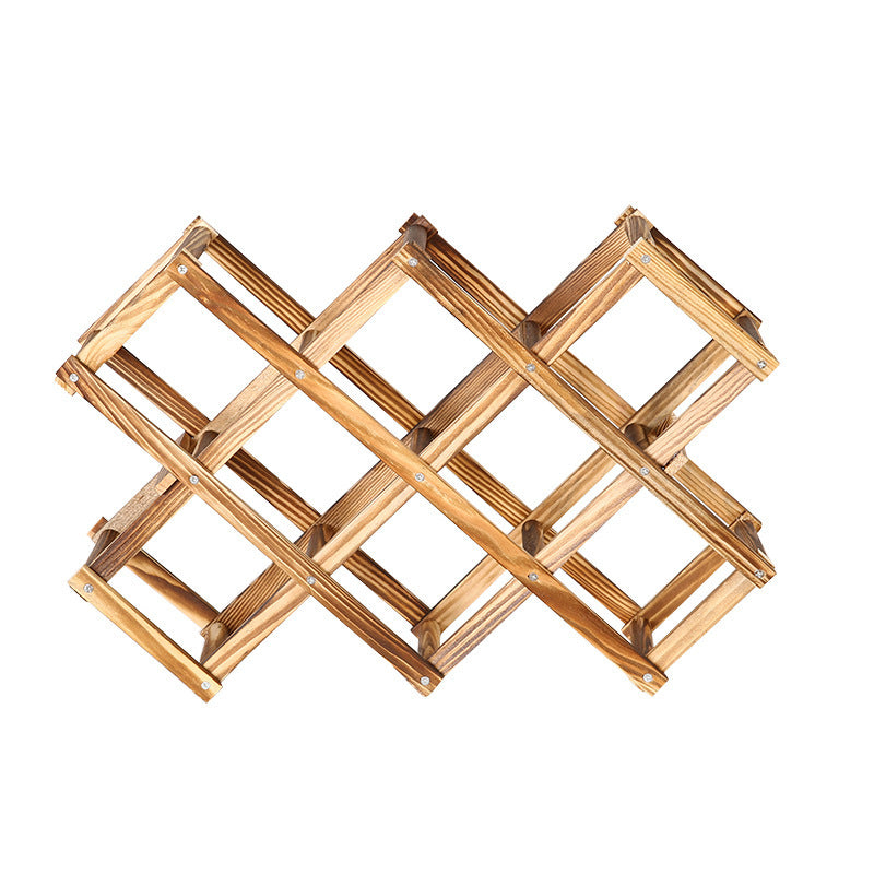 Wooden Wine Rack Folding Wooden Wine Rack Ornaments